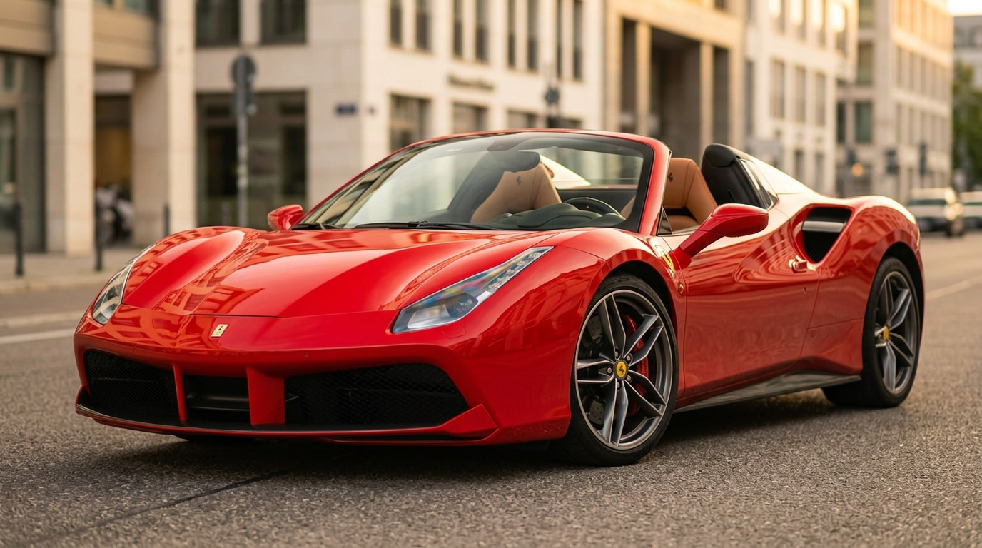 Ferrari 488 Spider mieten in München Hero