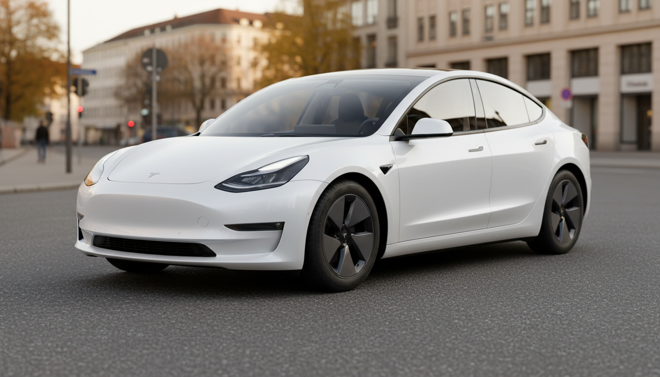 Tesla Model 3 mieten in München Hero
