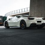 Heckansicht vom Ferrari 488 GTB in Salzburg