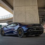 Heckansicht vom Lamborghini Huracan EVO in Salzburg