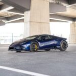 Ansicht ganz vom Lamborghini Huracan EVO in Salzburg