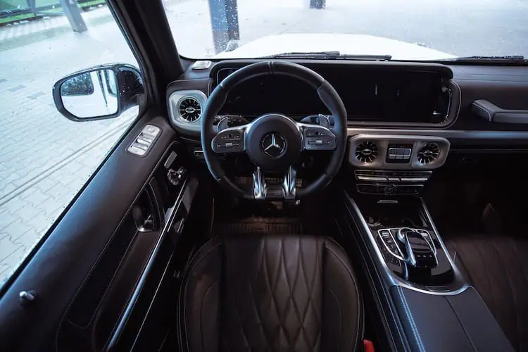 Innenraum vom Mercedes G63 AMG in Salzburg