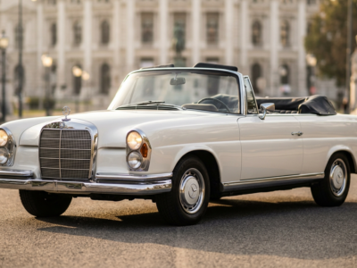 Mercedes 220 Cabrio mieten in Wien Hero