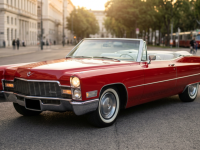 Cadillac De Ville Cabrio mieten in Wien Hero