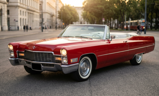 Cadillac De Ville Cabrio mieten in Wien Hero