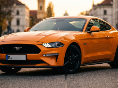 Ford Mustang GT Facelift mieten in München Hero