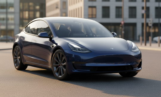 Tesla Model 3 Long Range mieten in München Hero