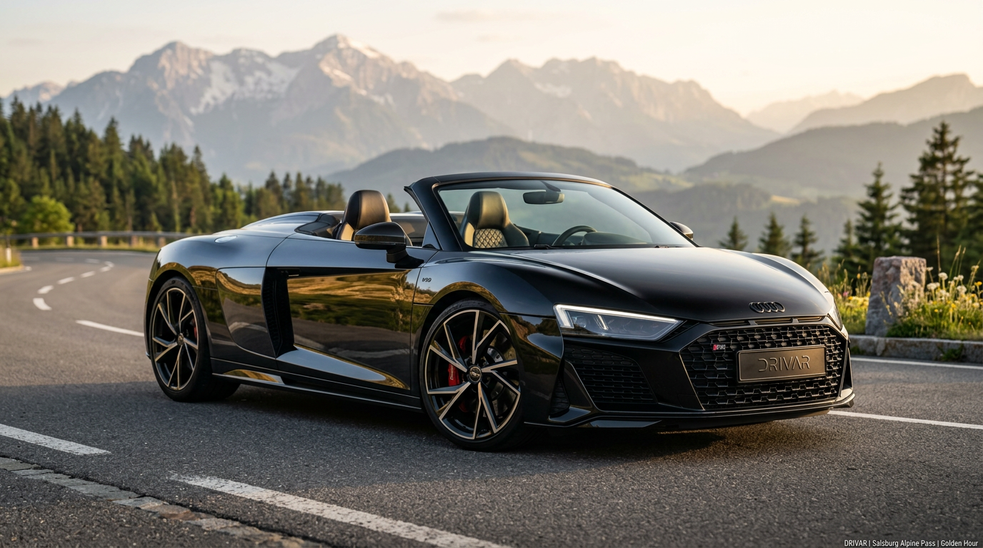 Audi R8 V10 Performance Spyder mieten in Salzburg hero