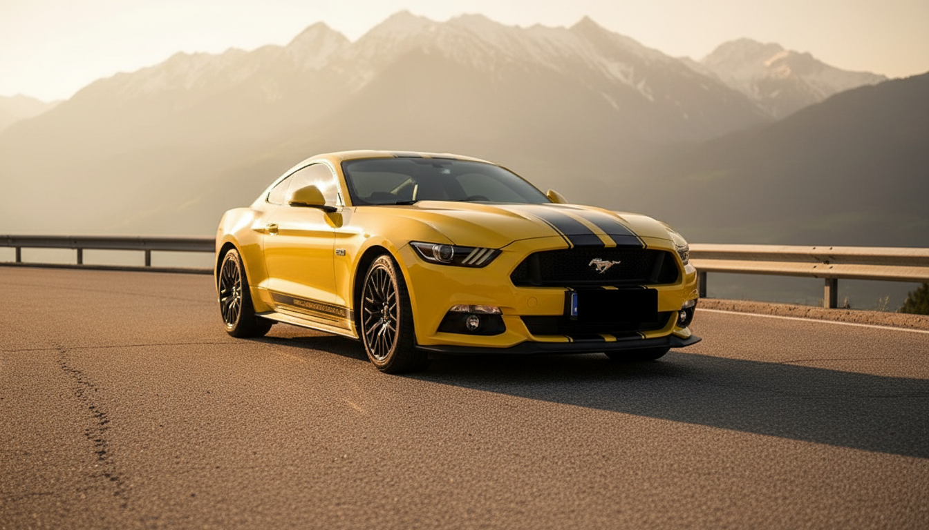 Ford Mustang GT mieten in Innsbruck hero