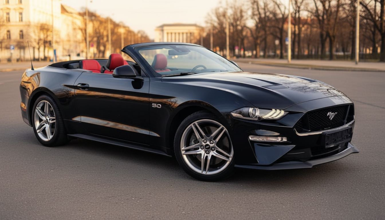 Ford Mustang GT Cabrio mieten in Wien hero