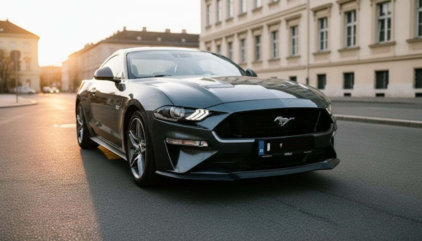 Ford Mustang GT Fastback mieten in Wien hero