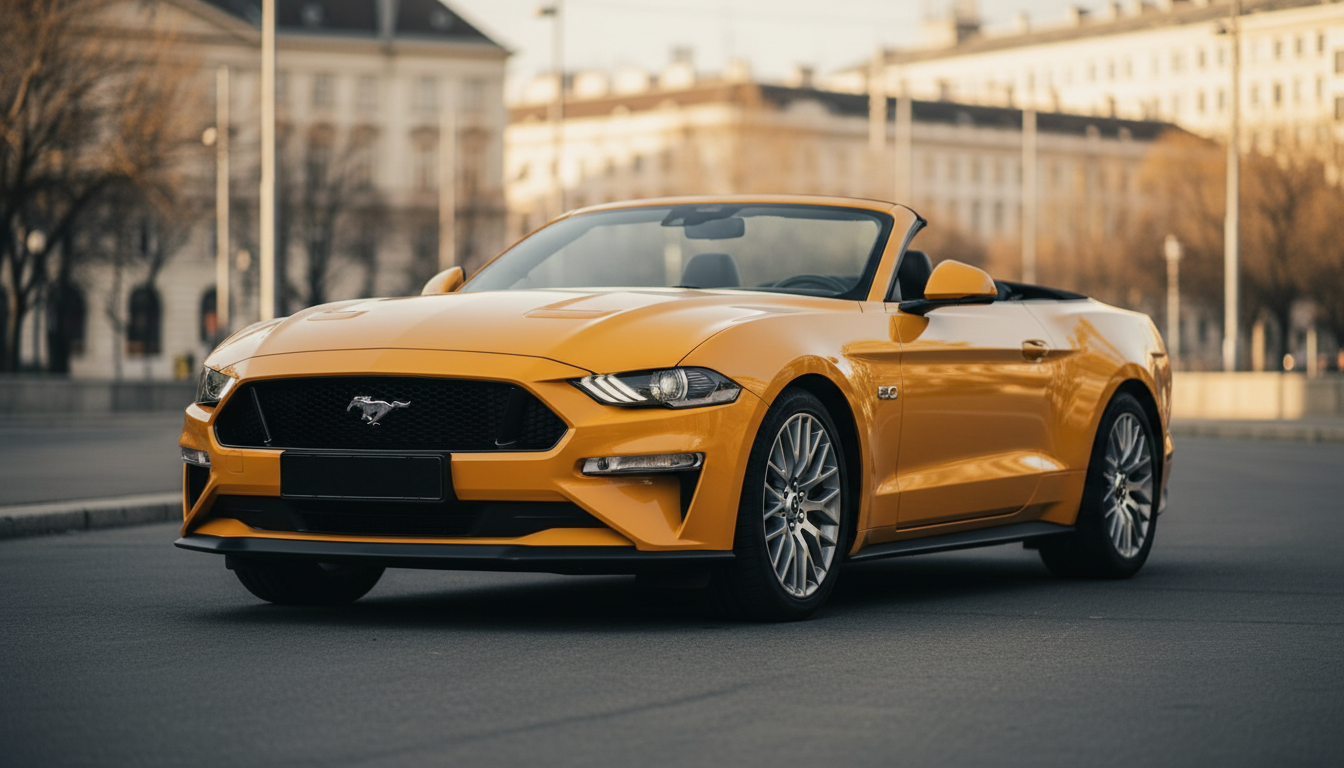 Ford Mustang GT Cabrio mieten in Wien hero