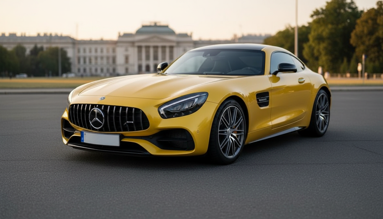 Mercedes AMG GT S mieten in Wien hero