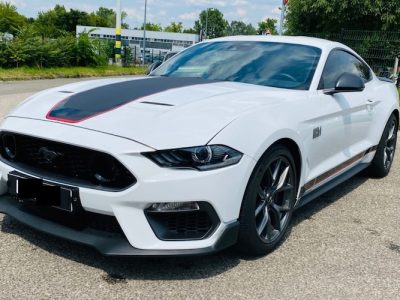 Vorderseite von Ford Mustang Mach 1 mieten in Wien