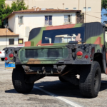 Heckansicht Humvee H1 in Linz