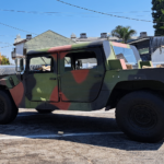 Seitenansicht Humvee H1 in Linz