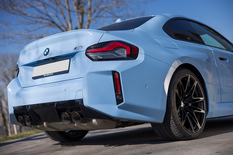 Hinten BMW M2 Coupé am Bodensee