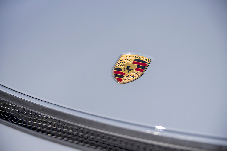 Brand Porsche Cayman GT4 am Bodensee