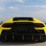 Heckansicht LAMBORGHINI HURACAN EVO FLUO CAPSULE in Imst