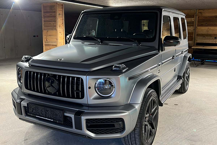 Seitenansicht Mercedes G63 AMG in Kufstein