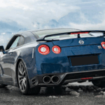 Heckansicht Nissan GTR in Imst