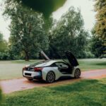 Heckansicht vom BMW i8 in Graz