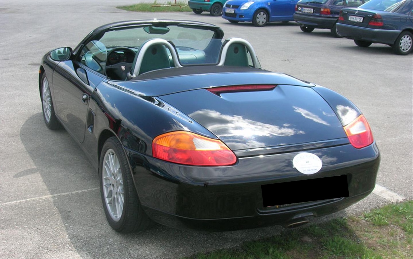 Porsche Boxster Spirit mieten in Wien Heck
