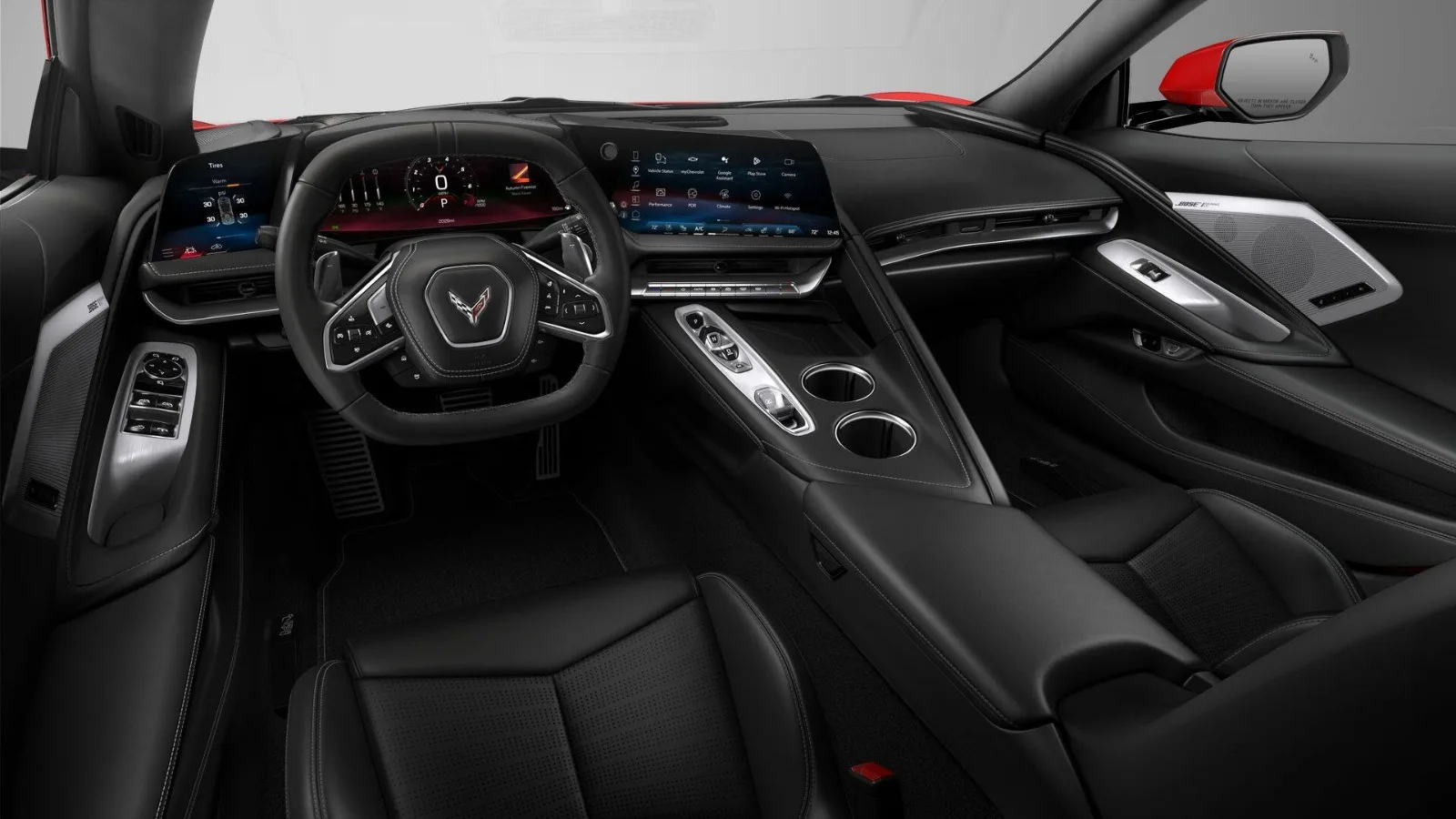 Innenraum von Corvette C8 in Linz